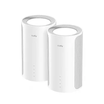 Cudy M11000 kolmeribaline (2,4 GHz / 5 GHz / 6 GHz) Wi-Fi 7 (802.11be) valge 4 sisemist