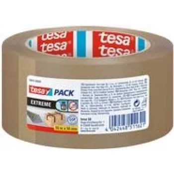 Pakkimisteip Tesa 58645, 50 m pikkus x 50 mm laius, ühepoolne PVC tihendusteip