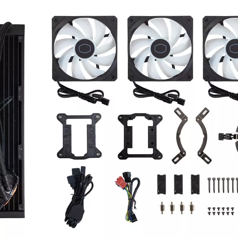 Vedelikjahutuskomplekt Cooler Master MasterLiquid 360L Core ARGB 12 cm Must