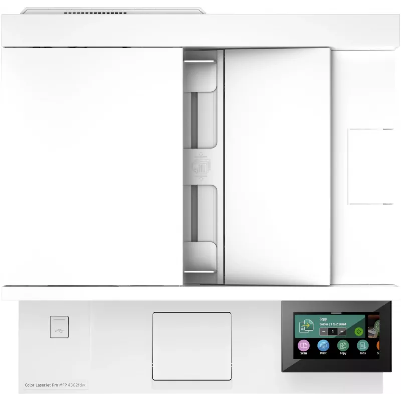 HP Color LaserJet Pro MFP 4302fdw printer, laser, värvitrükk, 600 x 600 DPI, A4, otsetrükk, sinine, valge