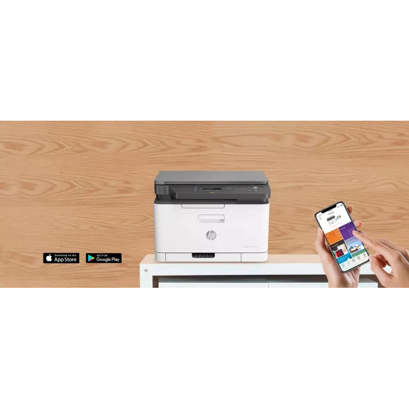 Multifunktsionaalne laserprinter HP Color Laser MFP 178nw — Värviprintimine, A4, 18 ppm (M/V), Wi‑Fi, Ethernet, Dupleksskaneerimine