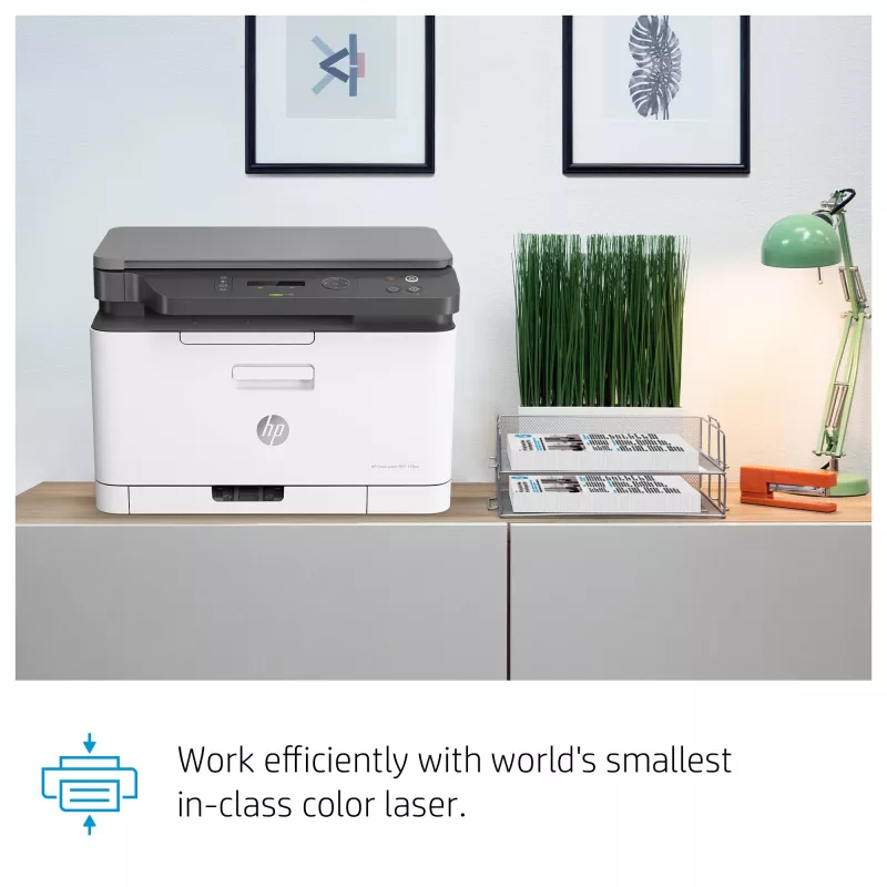 Multifunktsionaalne laserprinter HP Color Laser MFP 178nw — Värviprintimine, A4, 18 ppm (M/V), Wi‑Fi, Ethernet, Dupleksskaneerimine