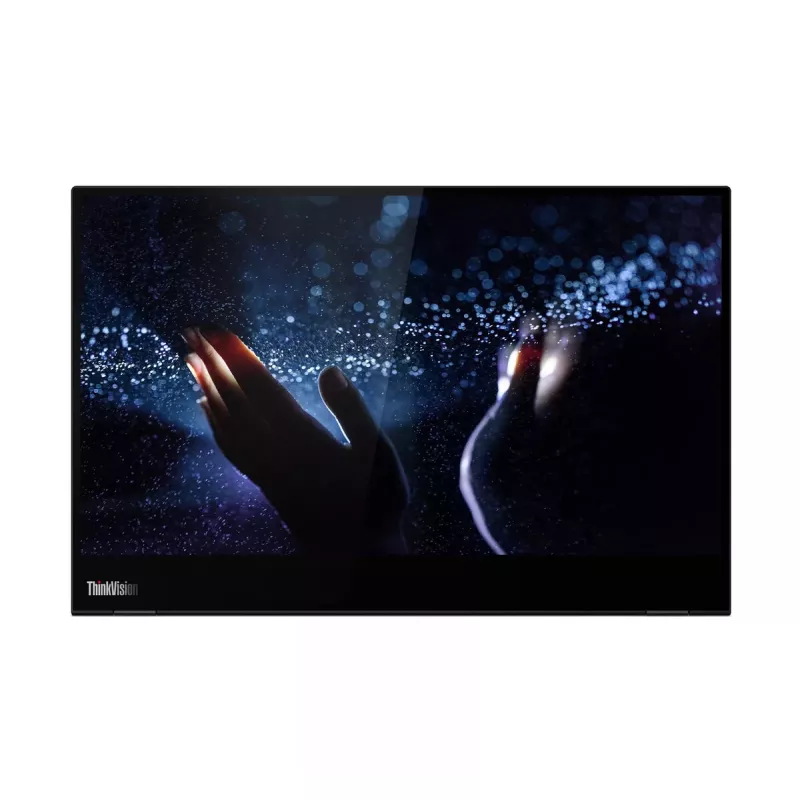 Lenovo ThinkVision M14t arvutimonitor 35,6 cm (14 tolli) 1920 x 1080 pikslit Full HD LED puuteekraaniga must