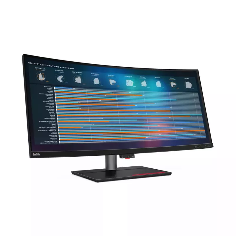 Lenovo ThinkVision P40w-20 arvutimonitor 100,8 cm (39,7 tolli) 5120 x 2160 pikslit 5K Ultra HD LED must