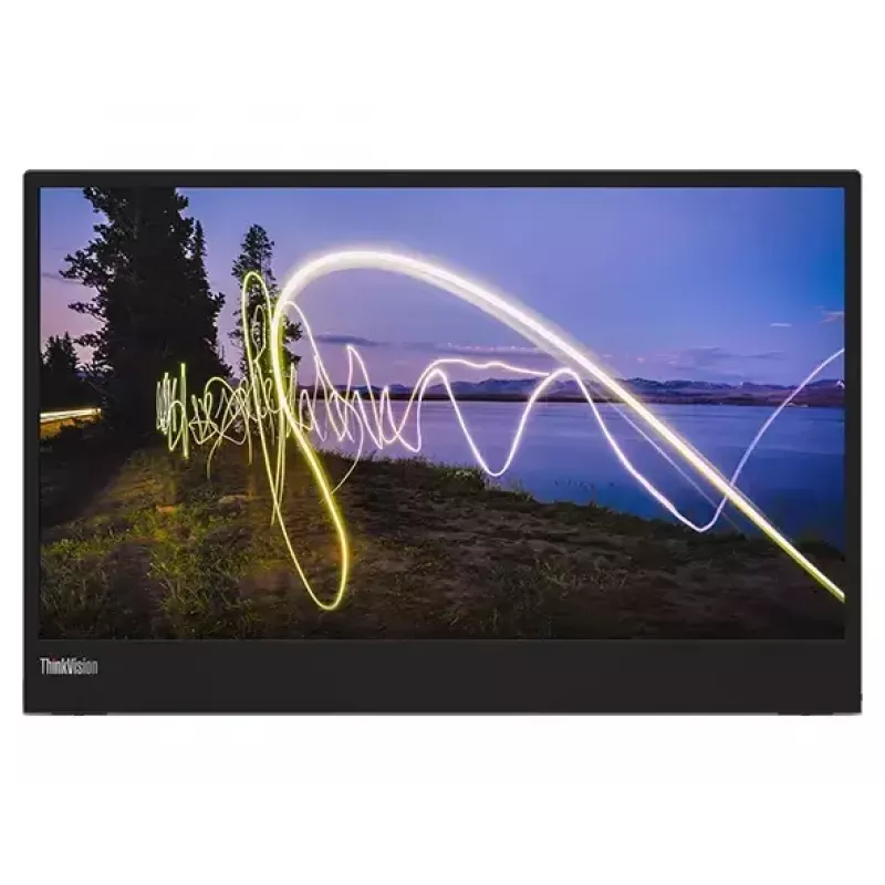 Lenovo ThinkVision M15 arvutimonitor 39,6 cm (15,6 tolli) 1920 x 1080 pikslit Full HD LED must