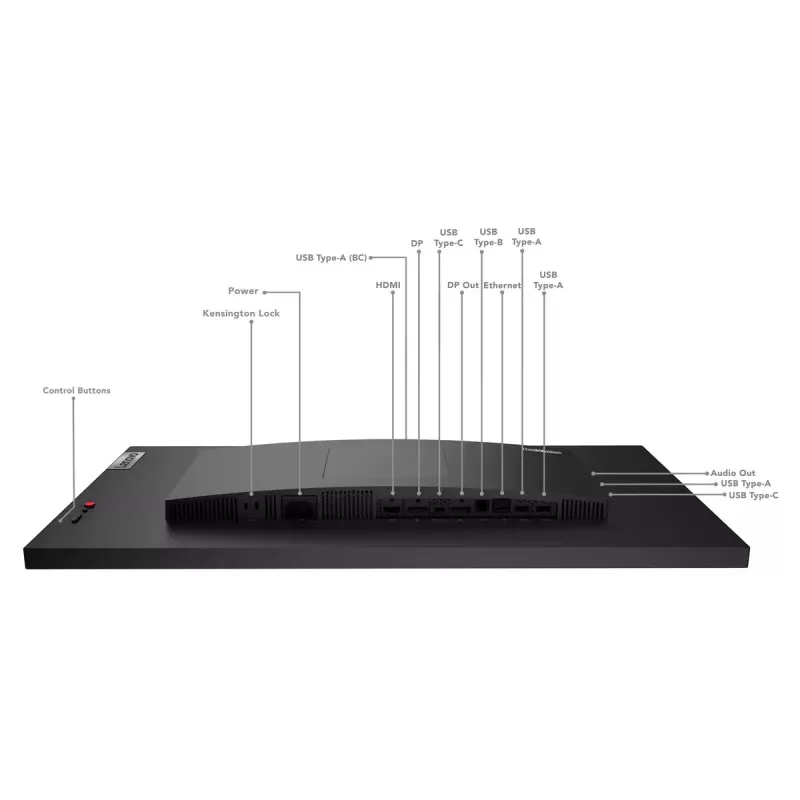 Lenovo ThinkVision P27h-30 arvutimonitor 68,6 cm (27 tolli) 2560 x 1440 pikslit Quad HD LCD must