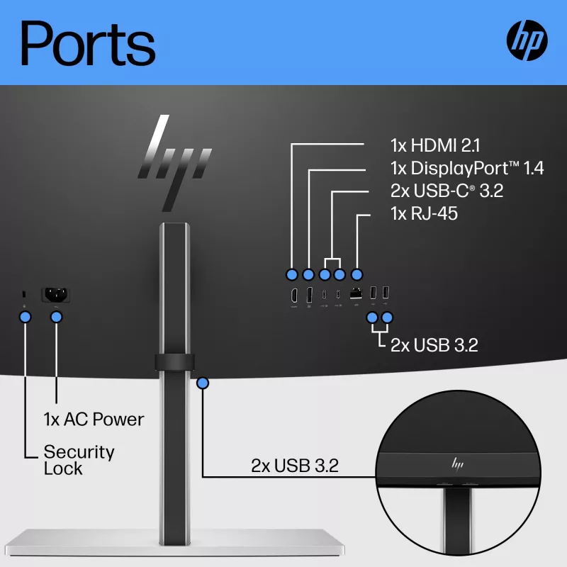 Monitor HP E45c G5 44.5 tolli Dual QHD LCD 5120 x 1440