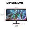 OMEN by HP 27-tolline FHD 240 Hz mängumonitor – OMEN 27s, 68,6 cm (27 tolli), 1920 x 1080 pikslit, Full HD, LCD, 1 ms, must
