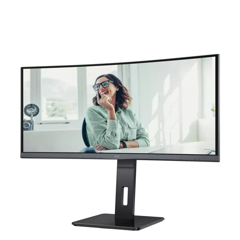 AOC CU34P3CV arvutimonitor 86,4 cm (34 tolli) 3440 x 1440 pikslit UltraWide Quad HD LED must