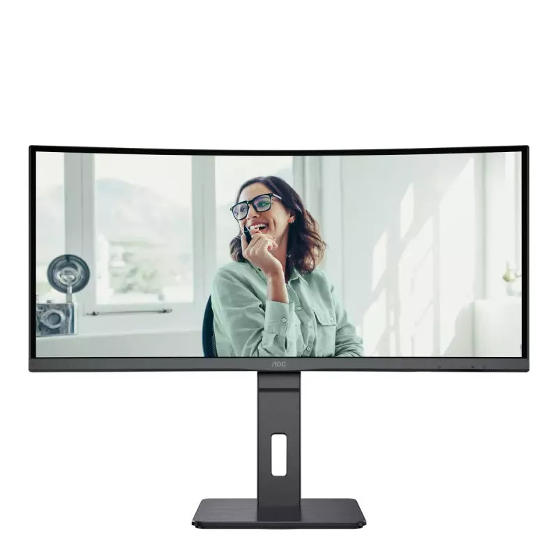 AOC CU34P3CV arvutimonitor 86,4 cm (34 tolli) 3440 x 1440 pikslit UltraWide Quad HD LED must