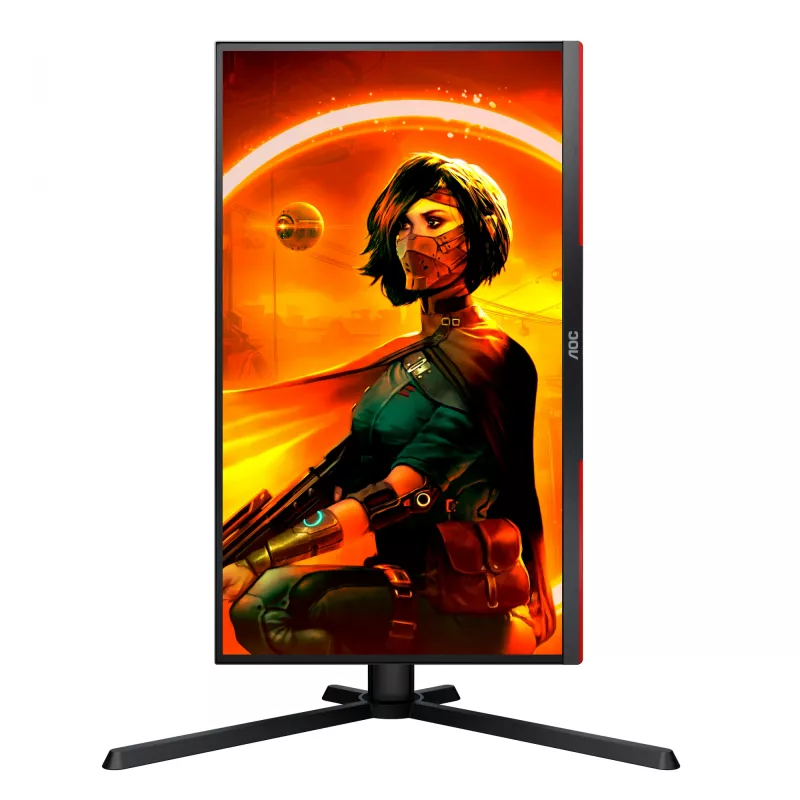 AOC G3 25G3ZM/BK arvutimonitor 62,2 cm (24,5 tolli) 1920 x 1080 pikslit Full HD must, punane