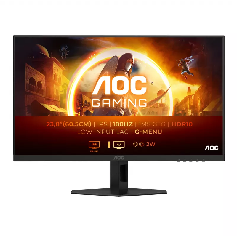 AOC 24G4XE arvutimonitor 60,5 cm (23,8 tolli) 1920 x 1080 pikslit Full HD LCD must, hall