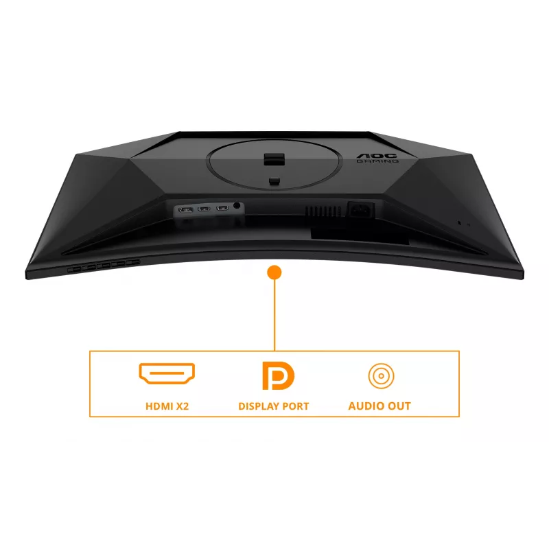 AOC G4 CQ27G4X arvutimonitor 68,6 cm (27 tolli) 2560 x 1440 pikslit Quad HD LCD must