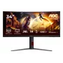 AOC G4 CU34G4Z arvutimonitor 86,4 cm (34 tolli) 3440 x 1440 pikslit Wide Quad HD LED must, punane