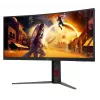 AOC G4 CU34G4Z arvutimonitor 86,4 cm (34 tolli) 3440 x 1440 pikslit Wide Quad HD LED must, punane