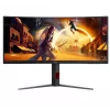 AOC G4 CU34G4 arvutimonitor 86,4 cm (34 tolli) 3440 x 1440 pikslit Wide Quad HD LED must, punane