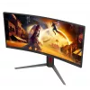 AOC G4 CU34G4 arvutimonitor 86,4 cm (34 tolli) 3440 x 1440 pikslit Wide Quad HD LED must, punane