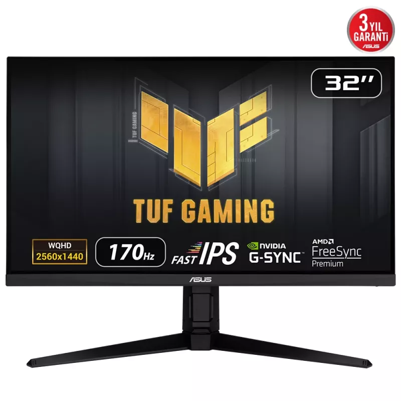 ASUS TUF Gaming VG32AQL1A arvutimonitor 80 cm (31,5 tolli) 2560 x 1440 pikslit Wide Quad HD LED must