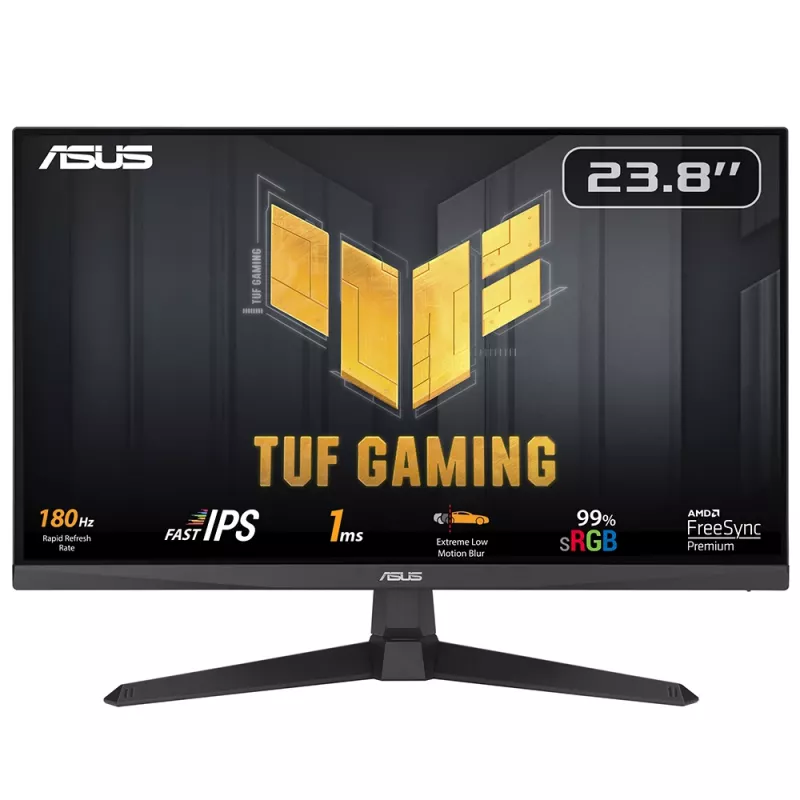 ASUS TUF Gaming VG249Q3A arvutimonitor 60,5 cm (23,8 tolli) 1920 x 1080 pikslit Full HD LCD must
