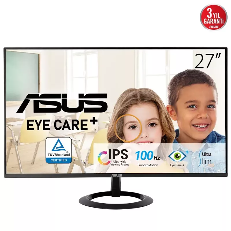 ASUS VZ27EHF arvutimonitor 68,6 cm (27 tolli) 1920 x 1080 pikslit Full HD LCD must