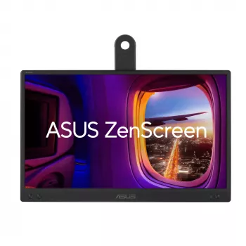 ASUS ZenScreen MB166CR arvutimonitor 39,6 cm (15,6 tolli) 1920 x 1080 pikslit Full HD LCD Must