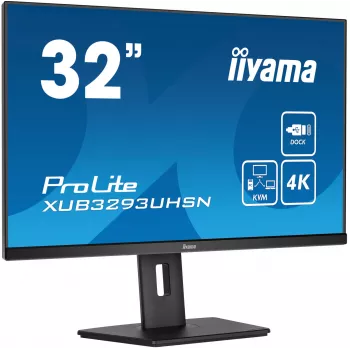 iiyama ProLite XUB3293UHSN-B5 arvutimonitor 80 cm (31,5 tolli) 3840 x 2160 pikslit 4K Ultra HD LCD must