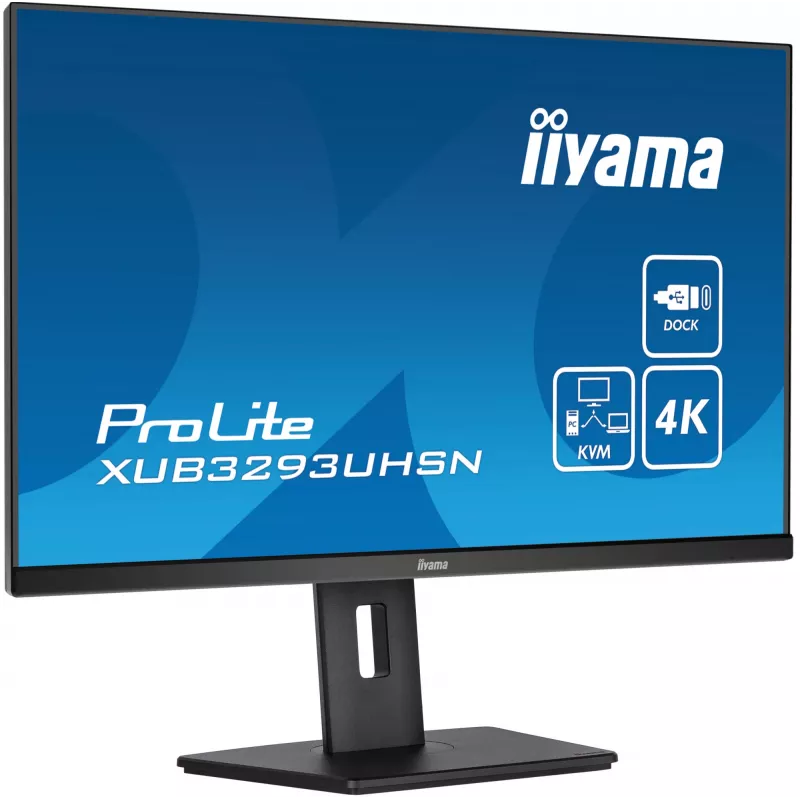 iiyama ProLite XUB3293UHSN-B5 arvutimonitor 80 cm (31,5 tolli) 3840 x 2160 pikslit 4K Ultra HD LCD must