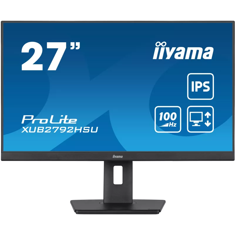 iiyama XUB2792HSU-B6 arvutimonitor 68,6 cm (27 tolli) 1920 x 1080 pikslit Full HD LED must