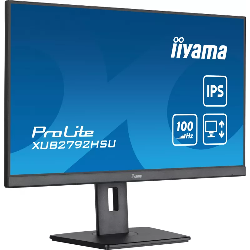 iiyama XUB2792HSU-B6 arvutimonitor 68,6 cm (27 tolli) 1920 x 1080 pikslit Full HD LED must