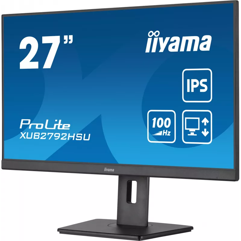 iiyama XUB2792HSU-B6 arvutimonitor 68,6 cm (27 tolli) 1920 x 1080 pikslit Full HD LED must