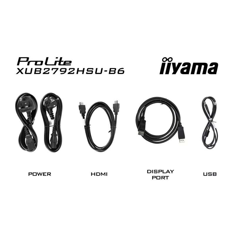 iiyama XUB2792HSU-B6 arvutimonitor 68,6 cm (27 tolli) 1920 x 1080 pikslit Full HD LED must