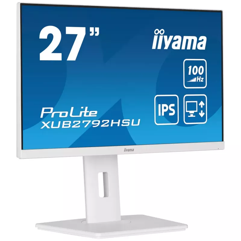 iiyama ProLite XUB2792HSU-W6 arvutimonitor 68,6 cm (27 tolli) 1920 x 1080 pikslit Full HD LED Valge