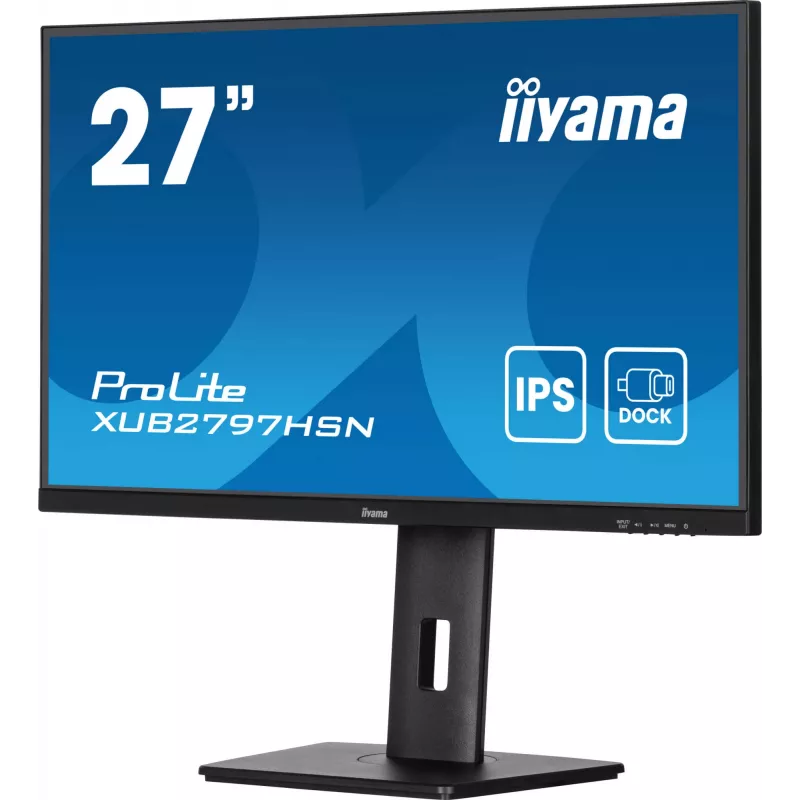 iiyama ProLite XUB2797HSN-B2 arvutimonitor 68,6 cm (27 tolli) 1920 x 1080 pikslit Full HD LED must