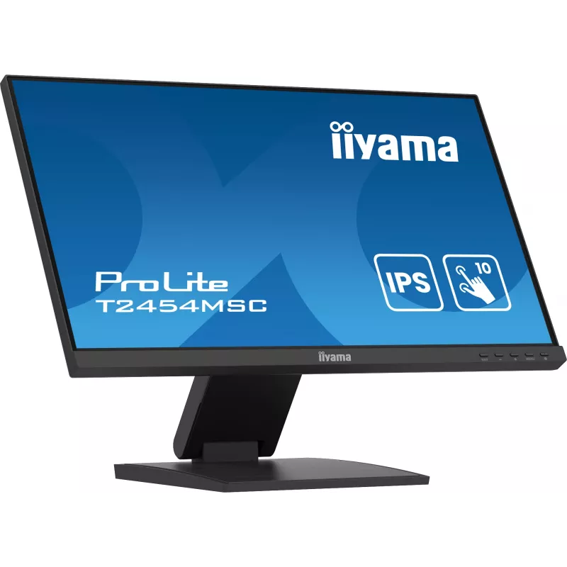 iiyama ProLite T2454MSC-B2AG arvutimonitor 60,5 cm (23,8 tolli) 1920 x 1080 pikslit Full HD LED puuteekraan mitme kasutajaga must