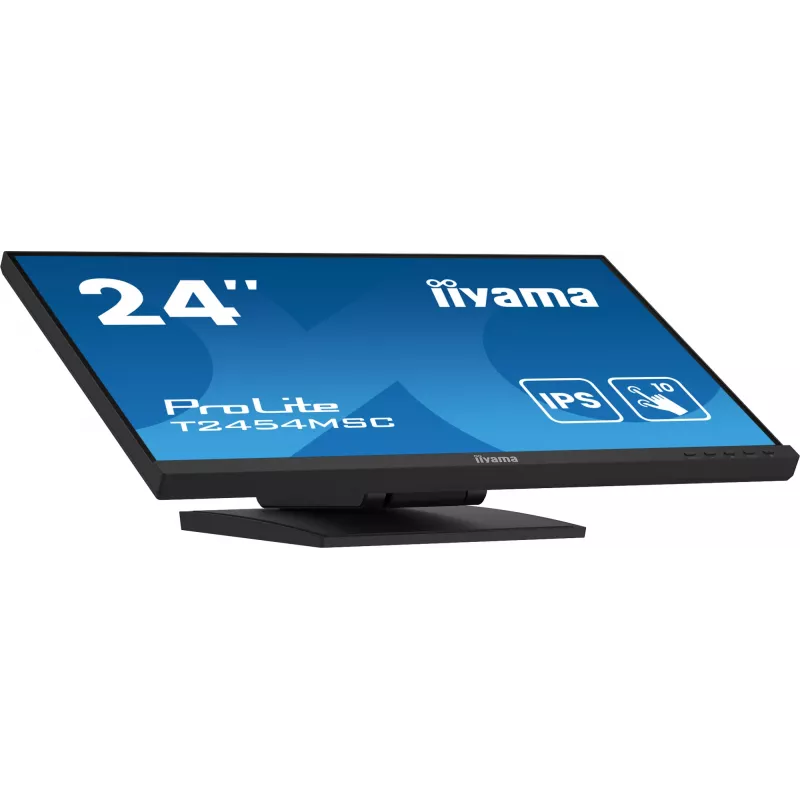 iiyama ProLite T2454MSC-B2AG arvutimonitor 60,5 cm (23,8 tolli) 1920 x 1080 pikslit Full HD LED puuteekraan mitme kasutajaga must