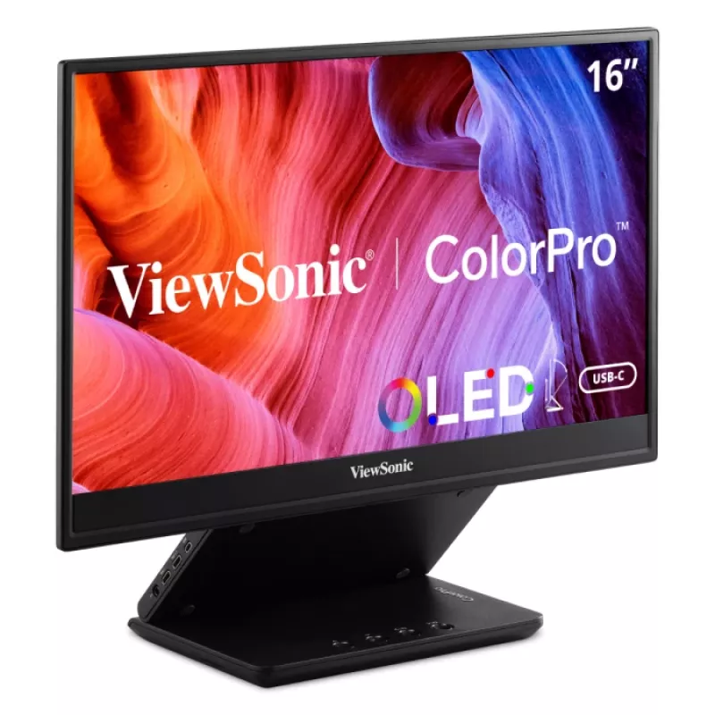Viewsonic VP Series VP16-OLED arvutimonitor 40,6 cm (16 tolli) 1920 x 1080 pikslit Full HD must