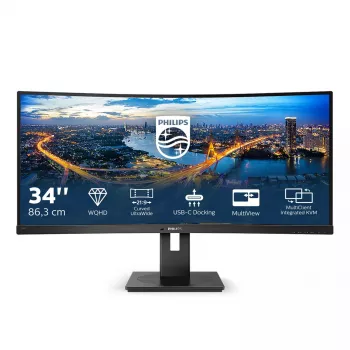 Philips B Line 346B1C/00 arvutimonitor 86,4 cm (34 tolli) 3440 x 1440 pikslit Quad HD LCD must