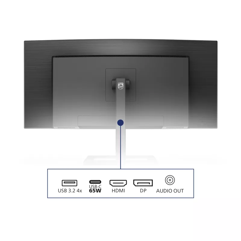 Philips E Line 346E2CUAE/00 arvutimonitor 86,4 cm (34 tolli) 3440 x 1440 pikslit Wide Quad HD+ LCD must