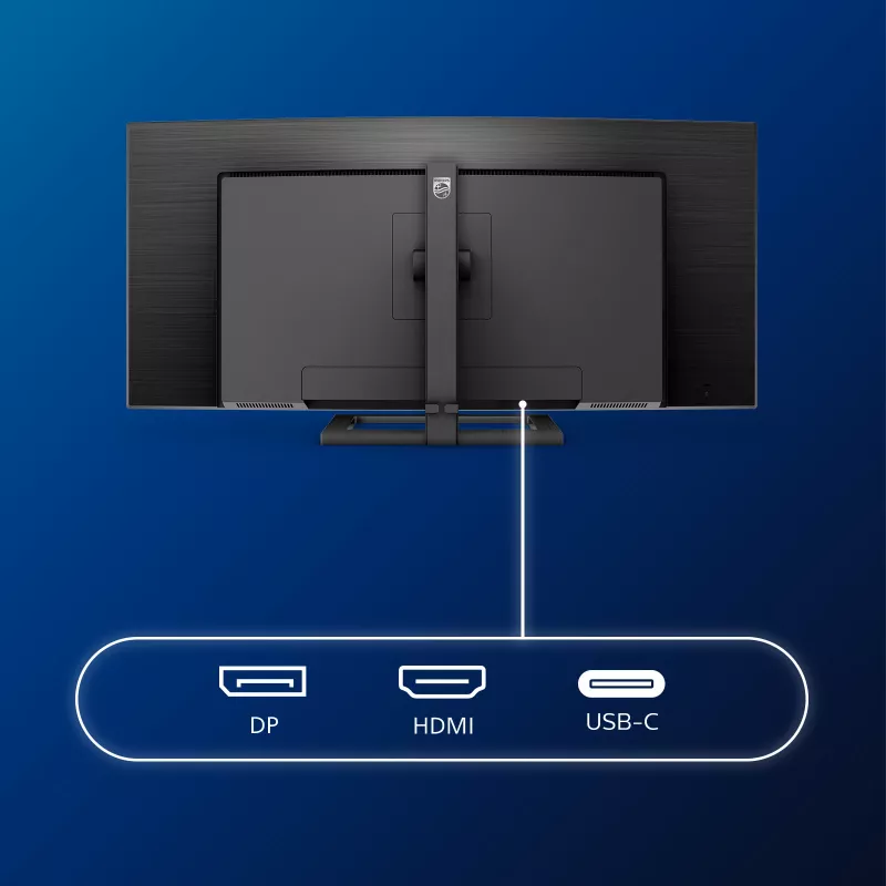 Philips E Line 346E2CUAE/00 arvutimonitor 86,4 cm (34 tolli) 3440 x 1440 pikslit Wide Quad HD+ LCD must