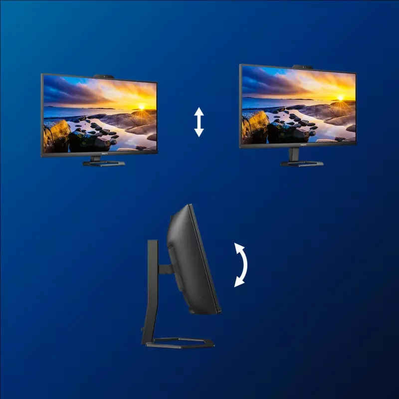 Philips 5000 seeria 34E1C5600HE/00 arvutimonitor 86,4 cm (34 tolli) 3440 x 1440 pikslit 4K Ultra HD LED must