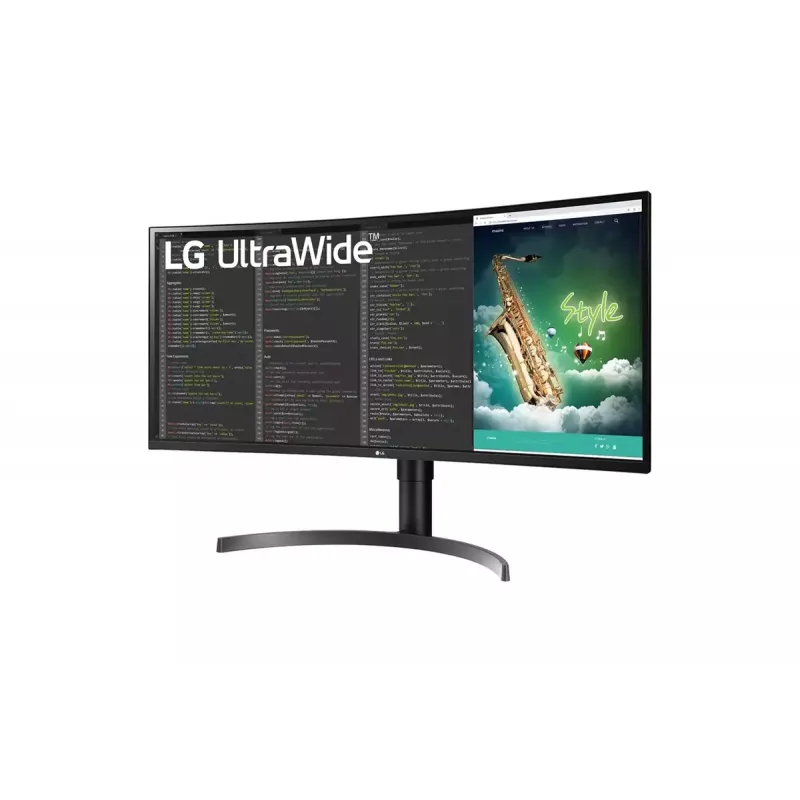 LG 35WN75CP-B.AEU arvutimonitor 88,9 cm (35 tolli) 3440 x 1440 pikslit 4K Ultra HD LED Must