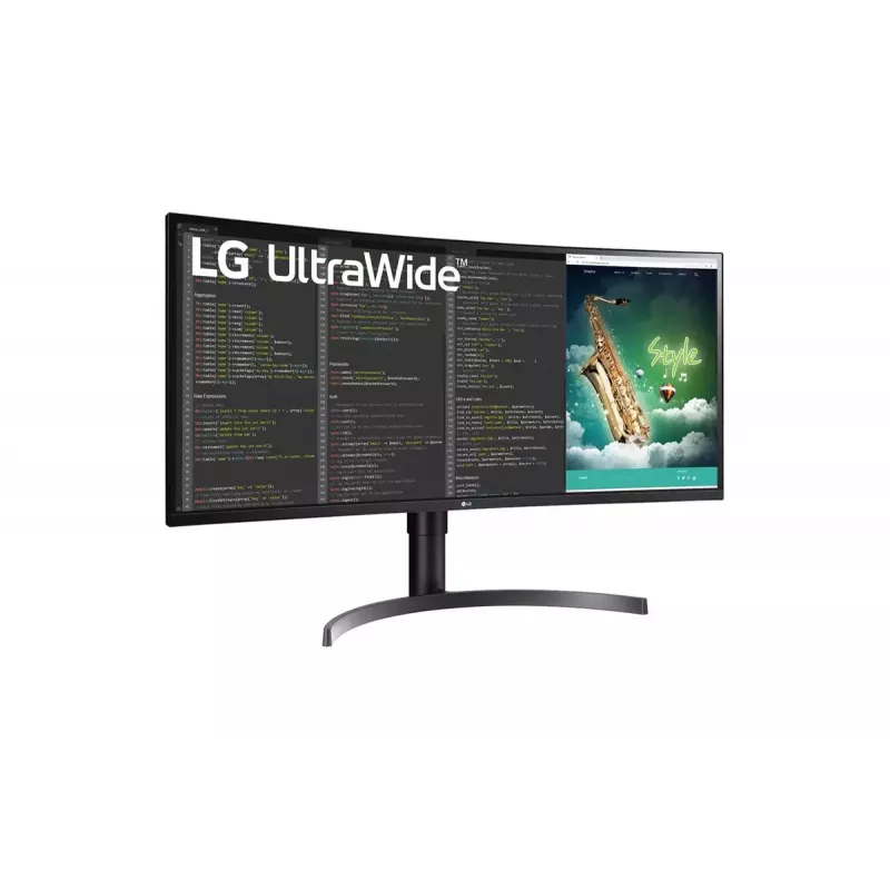 LG 35WN75CP-B.AEU arvutimonitor 88,9 cm (35 tolli) 3440 x 1440 pikslit 4K Ultra HD LED Must