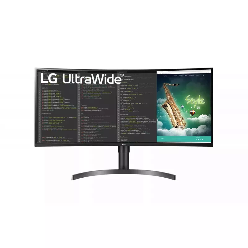 LG 35WN75CP-B.AEU arvutimonitor 88,9 cm (35 tolli) 3440 x 1440 pikslit 4K Ultra HD LED Must