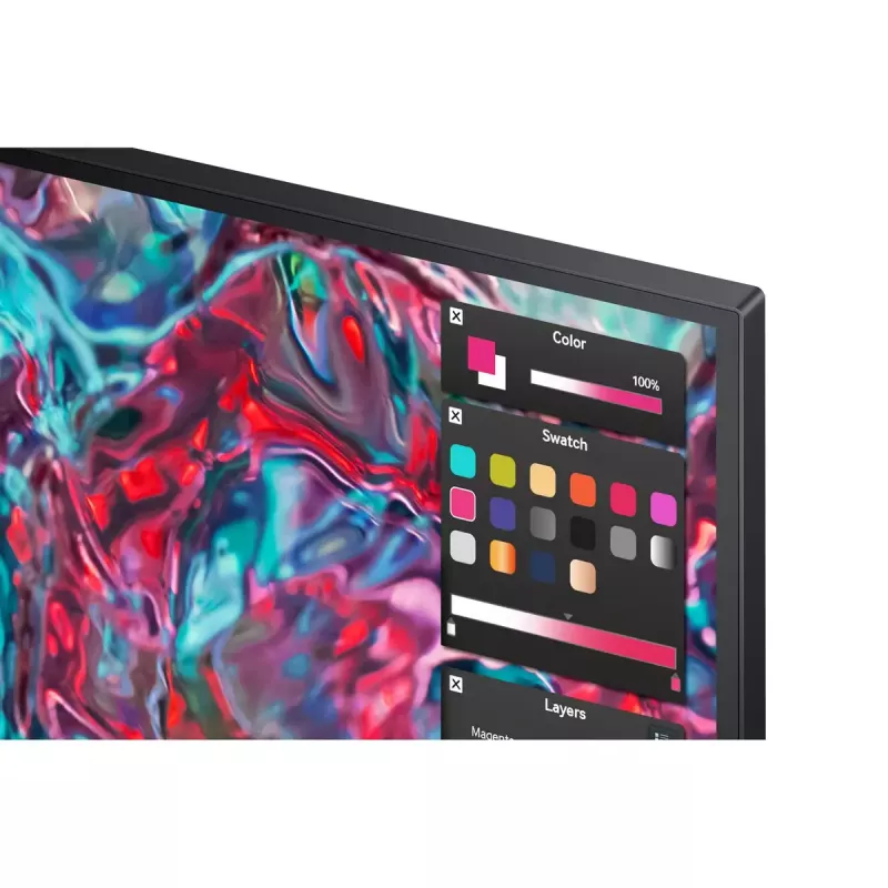 Samsung S80TB arvutimonitor 68,6 cm (27 tolli) 3840 x 2160 pikslit 4K Ultra HD LED must