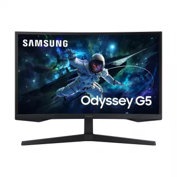 Monitor Samsung G55C 27 tolli Quad HD 2560x1440 VA LED Kumer 1000R, 165Hz, 1ms, FreeSync, VESA, Must