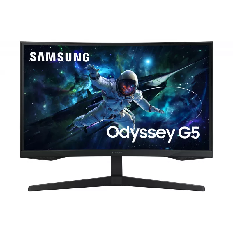 Samsung G55C arvutikuvar 68,6 cm (27 tolli) 2560 x 1440 pikslit Wide Quad HD LED must