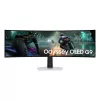 49-tolline OLED-kaarega monitor Samsung S49DG910SU — Dual QHD 5120×1440, 32:9, 0,03 ms, 2×USB-C, VESA, kõrguse reguleerimine