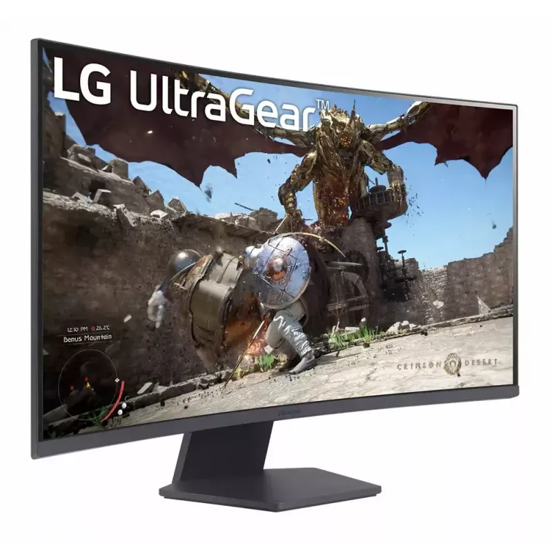 LG 32GS60QC-B arvutimonitor 80 cm (31.5 tolli) 2560 x 1440 pikslit Quad HD LCD Must