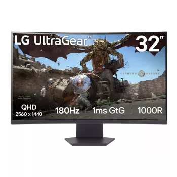 LG 32GS60QC-B arvutimonitor 80 cm (31.5 tolli) 2560 x 1440 pikslit Quad HD LCD Must
