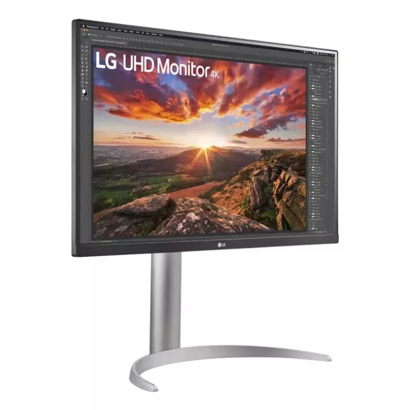 27-tolline LG 27UP850K-W.AEU 4K UHD IPS LED monitor, 3840×2160, HDR10, 60Hz, 5ms, USB-C PD 90W, 2×USB-C, 2×HDMI, DisplayPort 1.4, 27 tolli